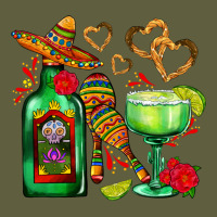 Mexican Tequila Margarita And Maracas Vintage Tee | Teevron