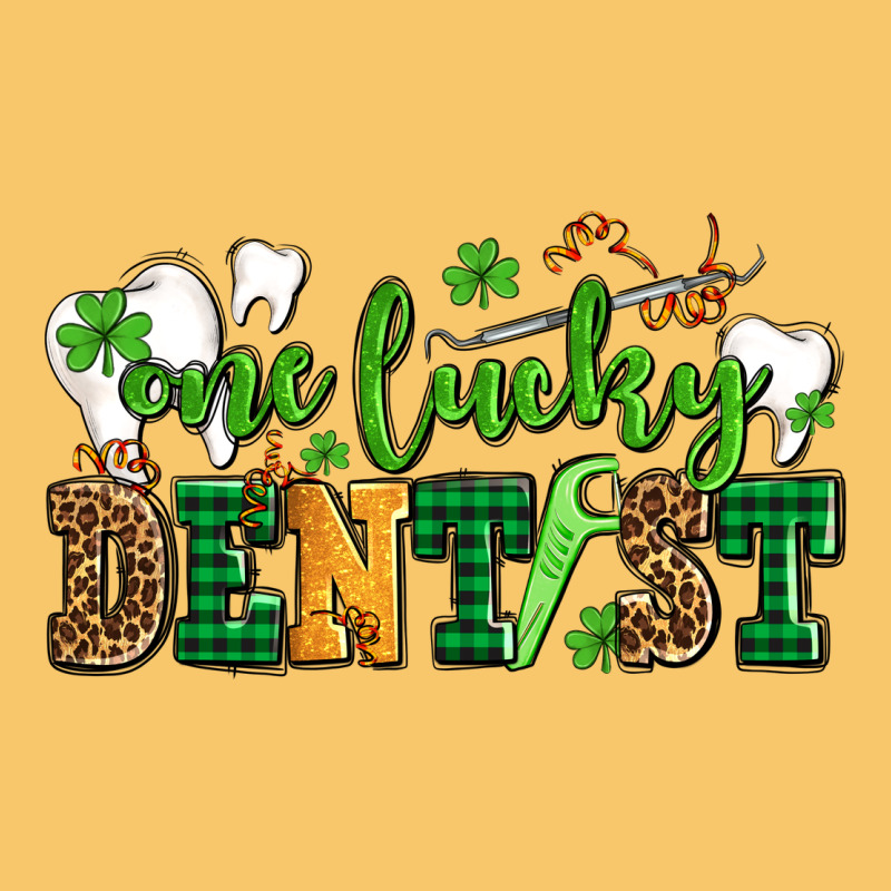 St Patricks Day One Lucky Dentist Vintage Hoodie by AdoDesignShop | Teevron