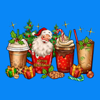 Christmas Santa Coffee Cups Zipper Hoodie | Teevron
