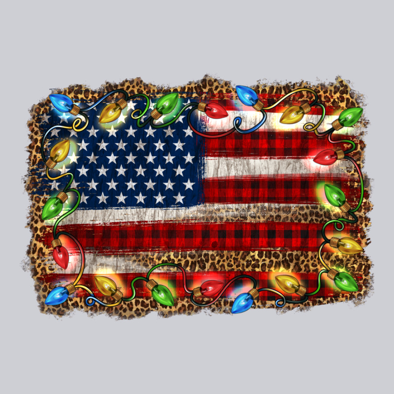 Christmas American Flag Background Heavyweight Sweatshirt by Jasminsmagicworld | Teevron