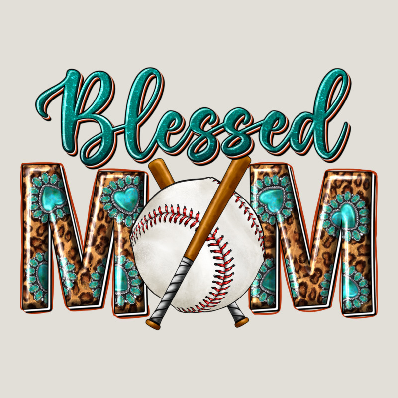 Western Blessed Mom With Baseball Heavy Core Tee by texasbilliewilder | Teevron