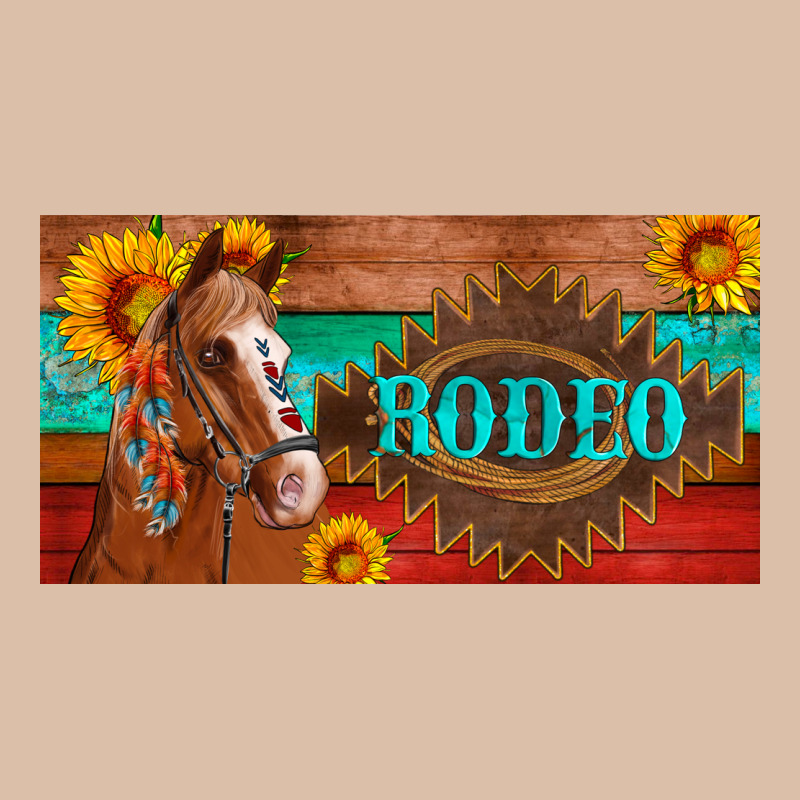 Aztec Horse Cactus And Sunflowers License Plate Template Urban Heavy Tee by Artiststas | Teevron