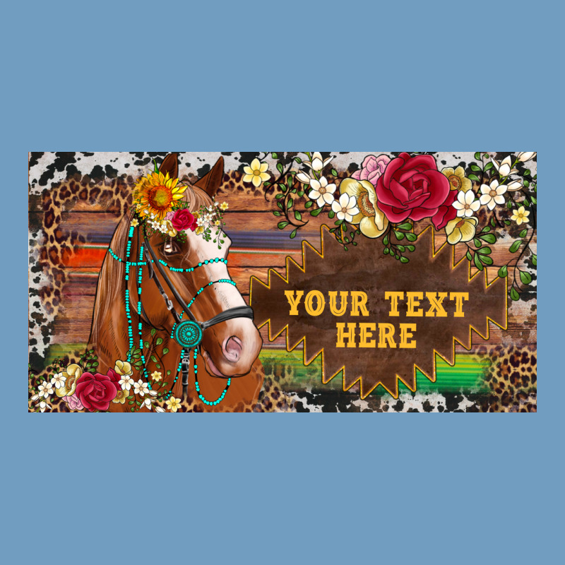 (preview)western Turquoise Gemstone Horse Cowhide Leopard Floral Backg Urban Heavy Tee by Artiststas | Teevron