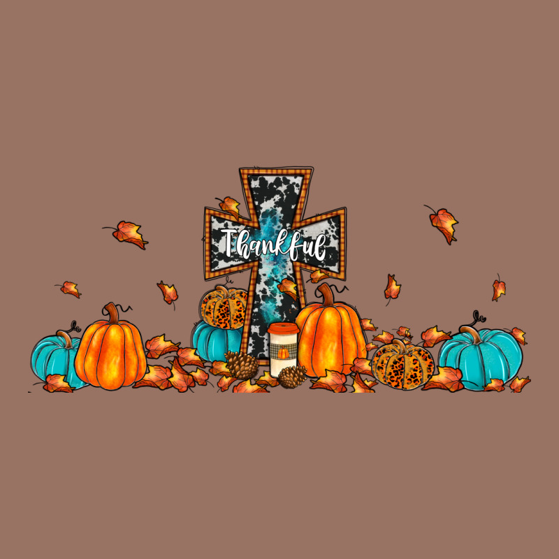 Thankful Cross Pumpkin Premium Hoodie by JahusDesignShop | Teevron