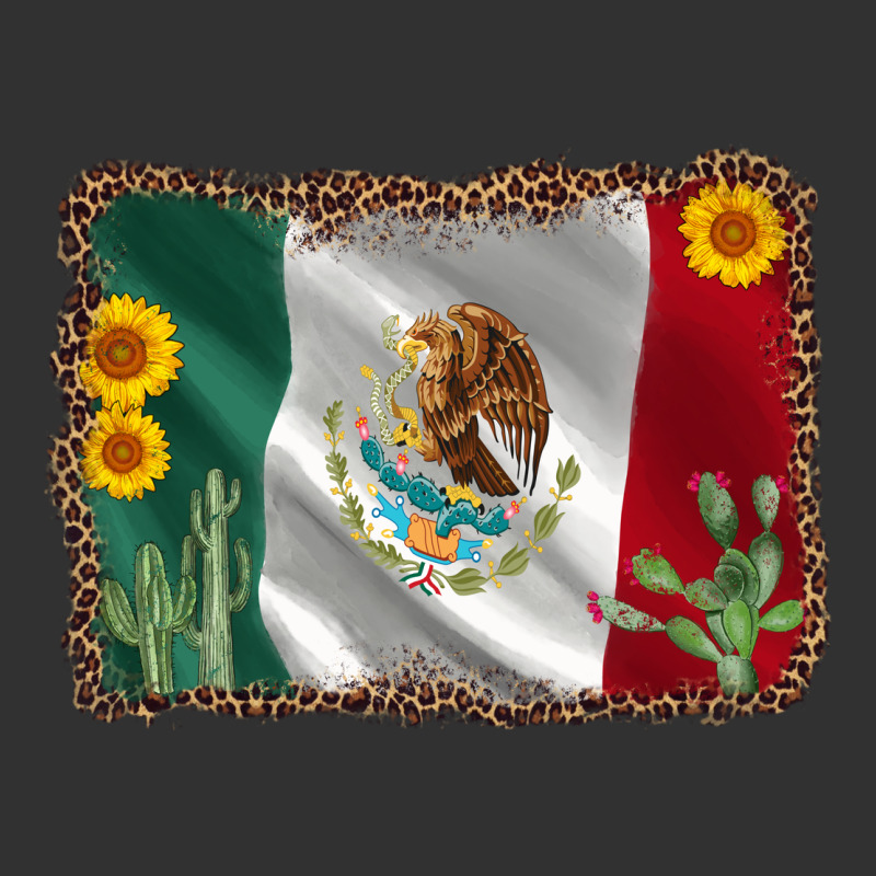 Mexico Flag Sunflower Cactus Urban Heavy Tee by AdoDesignShop | Teevron