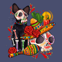 Mexican Dead Day With Skeleton Cat Vintage Tee | Teevron