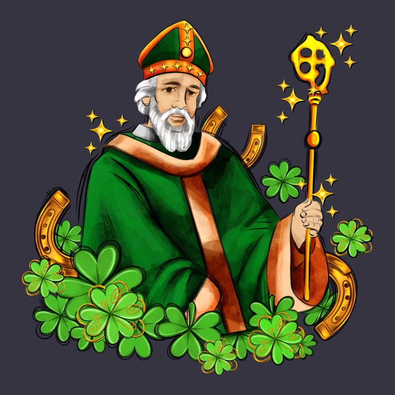 St Patricks And Horseshoes With Shamrocks Vintage Hoodie by AdoDesignShop | Teevron