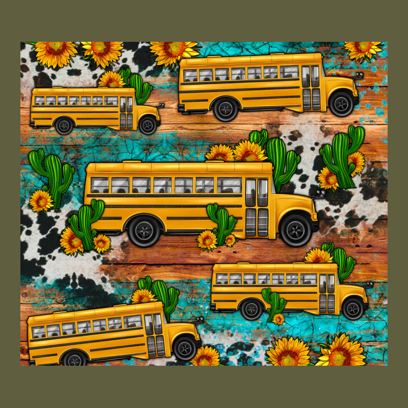 School Bus Cactus Sunflower Vintage Tee by Artiststas | Teevron