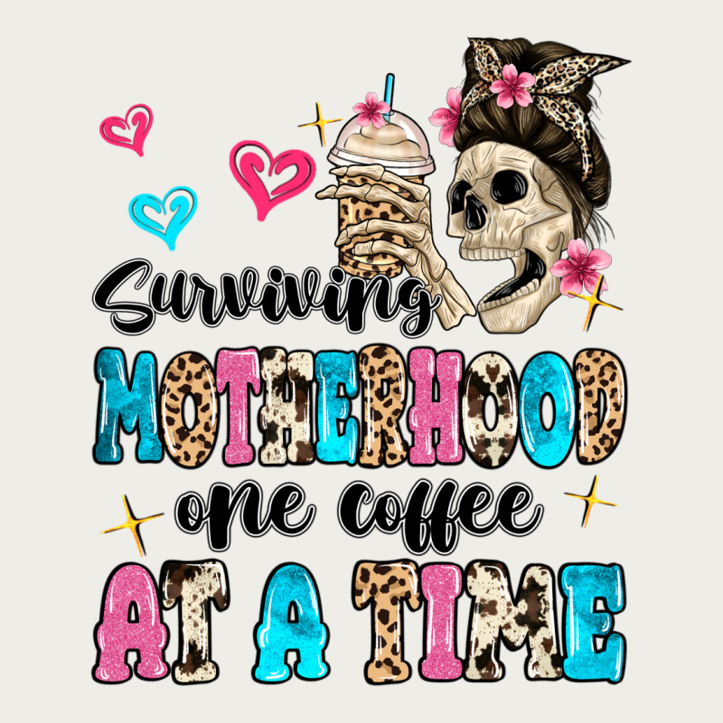 Surviving Motherhood One Coffee At A Time Zipper Hoodie by MaliasSmallBusiness | Teevron