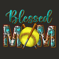 Western Blessed Mom With Softball Heavy Core Tee | Teevron