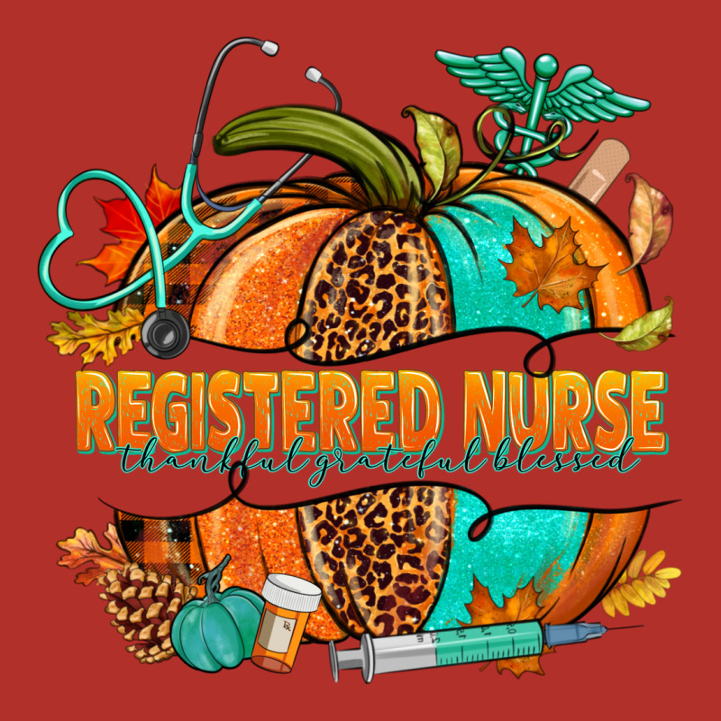 Registered Nurse Pumpkin Premium Hoodie by NancyCooperArtShop | Teevron