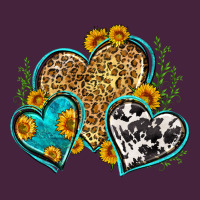 Leopard Cowhide Hearts Premium Tee | Teevron
