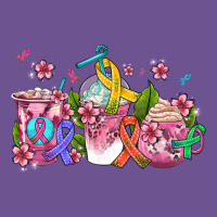 Western Cancer  Coffee Cups With Ribbons Vintage Tee | Teevron