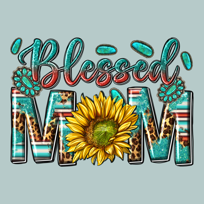 Western Blessed Mom With Sunflower Heavy Core Tee by texasbilliewilder | Teevron