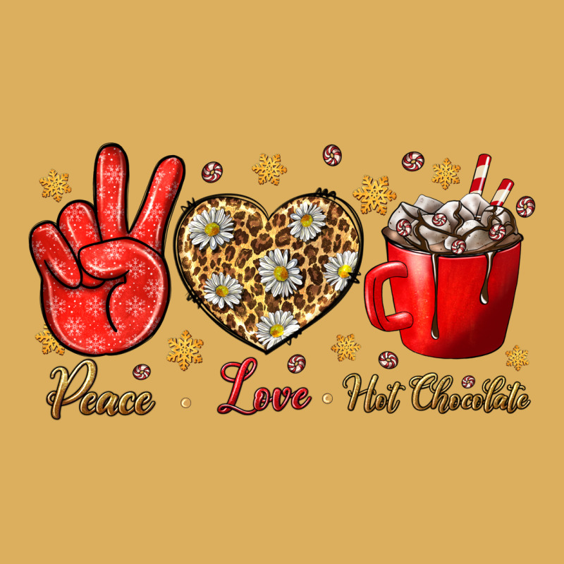 Peace Love Hot Chocolate Premium Hoodie by NancyCooperArtShop | Teevron