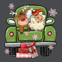 Christmas Santa And Reindeer Truck Zipper Hoodie | Teevron
