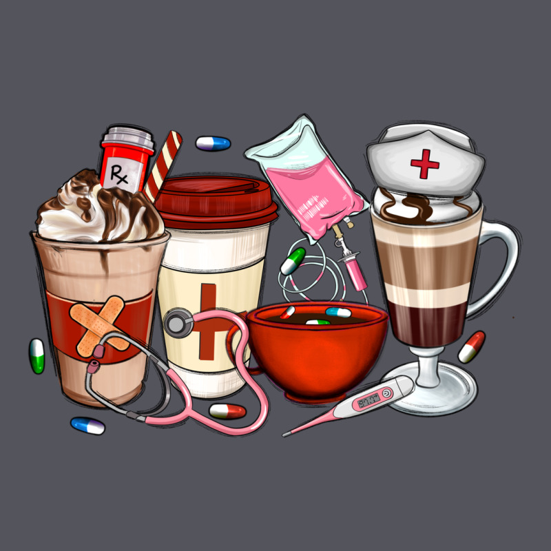 Nurse Coffee Cups Vintage Hoodie by Artiststas | Teevron