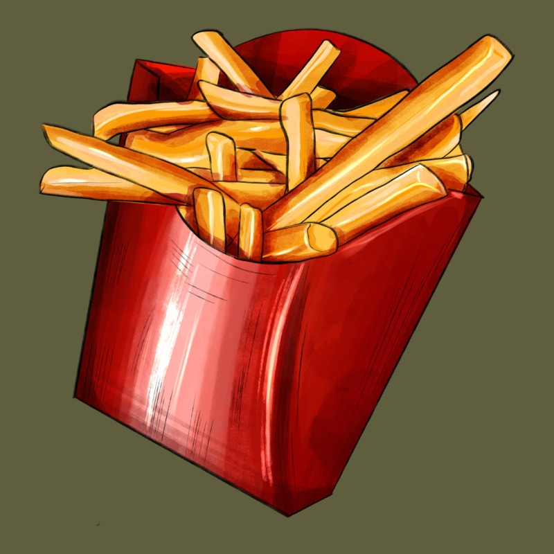 French Fries Vintage Tee by AdoDesignShop | Teevron