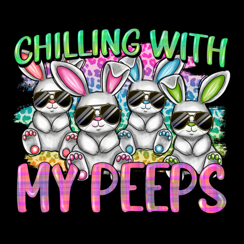 Chilling With My Peeps Easter Bunnies Urban Hoodie by CowGirlArtShop | Teevron