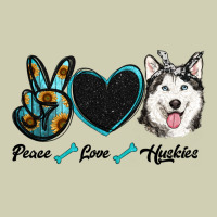Peace Love Huskies Heavy Core Tee | Teevron