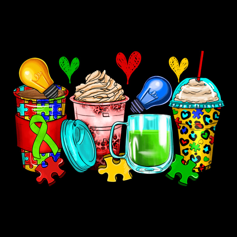 Autism Coffee Cups Heavy Core Tee by Zillion Design Studio | Teevron