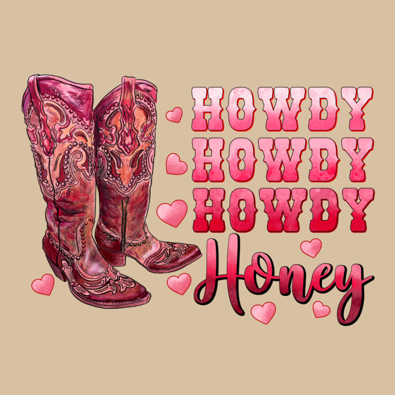 Howdy Howdy Howdy Honey With Cowgirl Boots Heavyweight Hoodie by RanaPortraitStore | Teevron