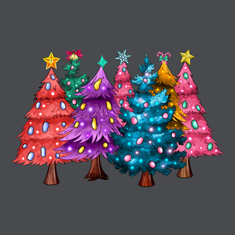 Christmas Trees And Lights Zipper Hoodie by MaliasSmallBusiness | Teevron
