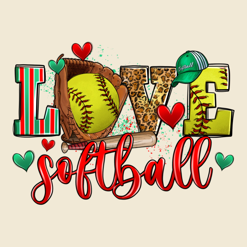 Love Softball Premium Tee by Zillion Design Studio | Teevron