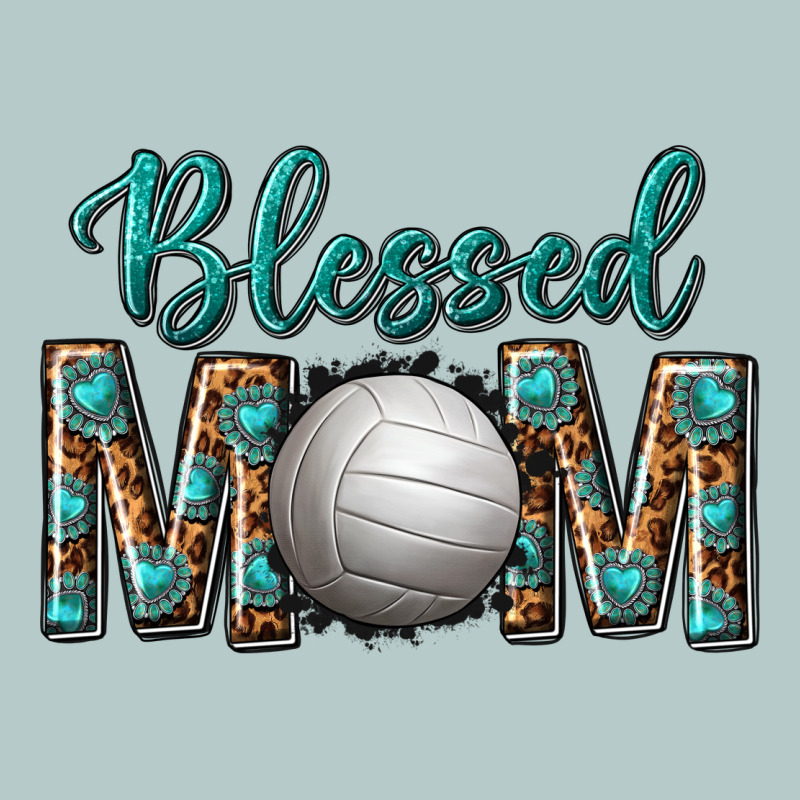 Western Blessed Mom With Volleyball Heavy Core Tee by texasbilliewilder | Teevron