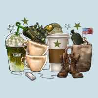 Coffee Cups Army Ladies Tee | Teevron