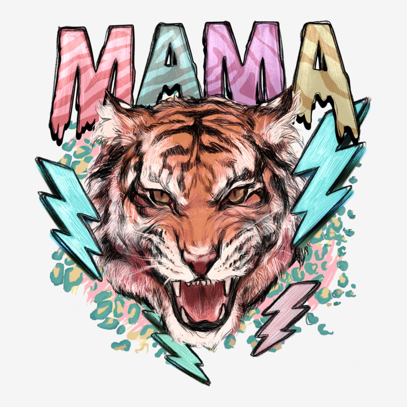 Mama Tiger Lightning Bolt Urban Hoodie by HowdyJamesFarm | Teevron
