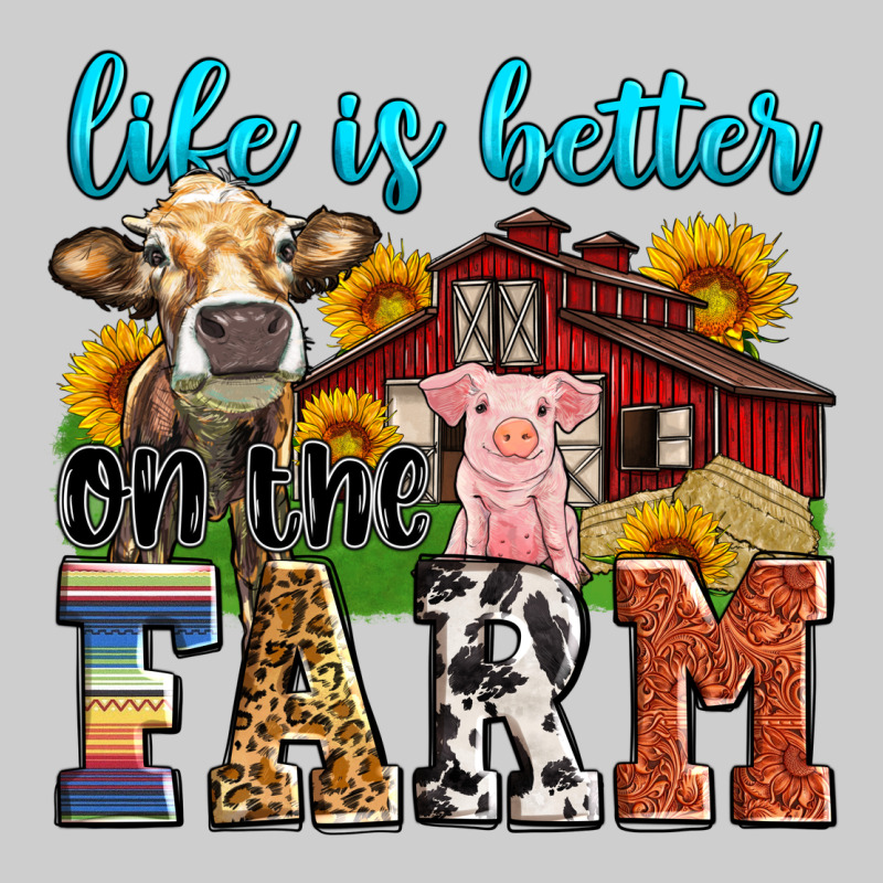 Life Is Better On The Farm Premium Tee by Zillion Design Studio | Teevron