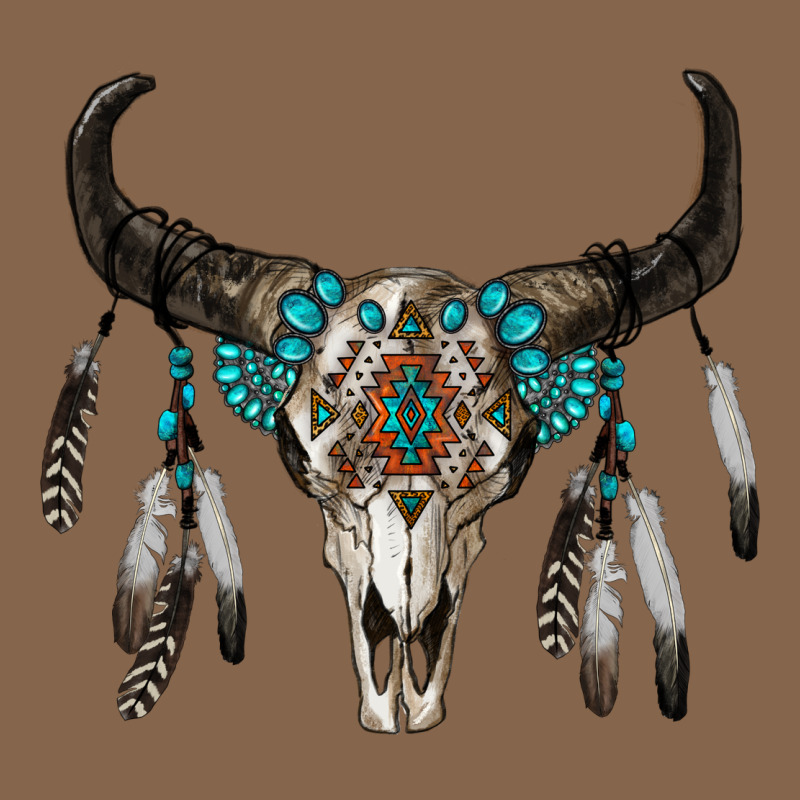 Boho Bull Skull Premium Tee by RanaPortraitStore | Teevron