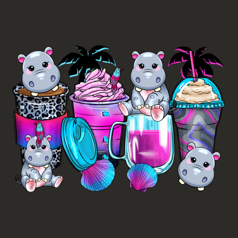 Hippopotamus Coffee Cups Heavy Core Tee by Zillion Design Studio | Teevron