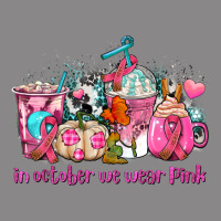 Western Cancer  In October We Wear Pink Coffee Cups With Ribbons Vintage Tee | Teevron
