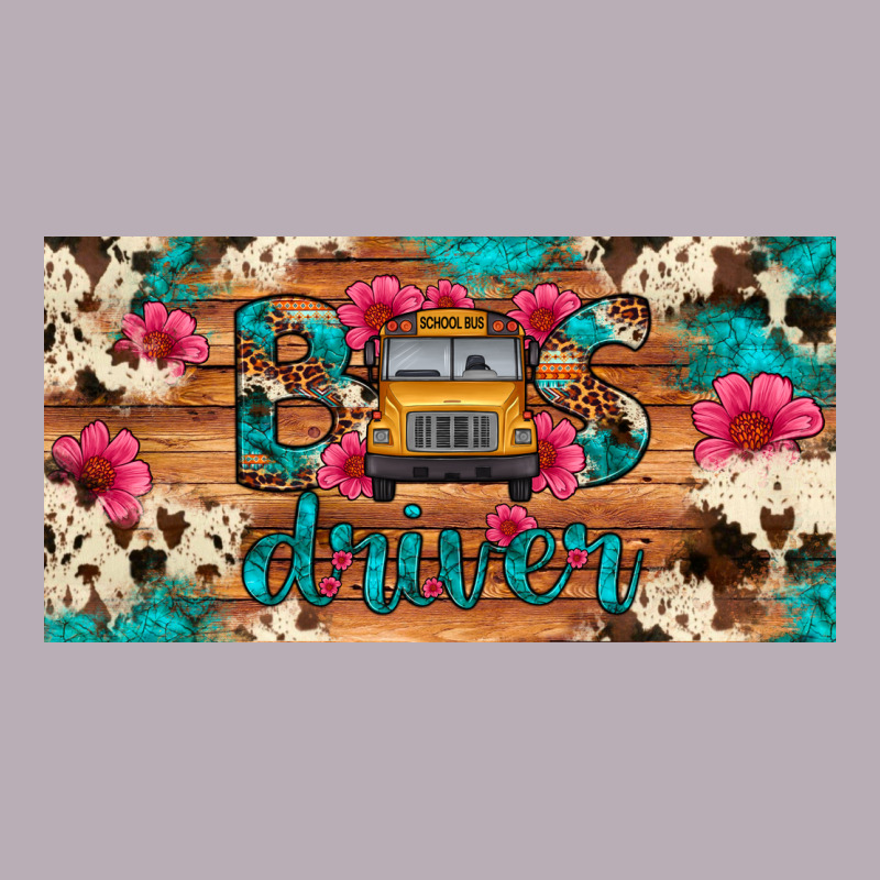 Bus Driver School Bus Cowhide License Plate Vintage Tee by Artiststas | Teevron