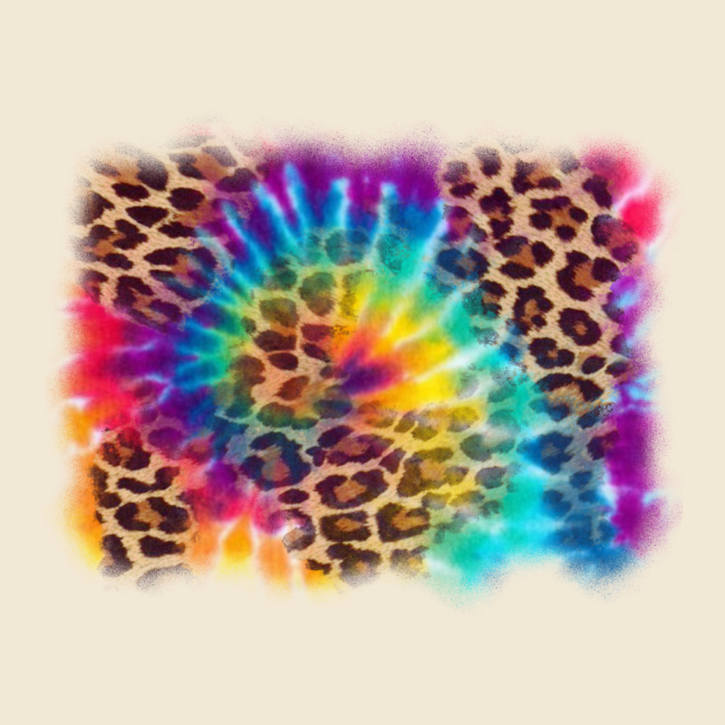 Leopard Tie Dye Background Ladies Tee by Zillion Design Studio | Teevron