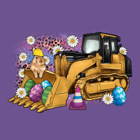 Easter Bulldozer Bunny Egg Leopard Vintage Tee | Teevron