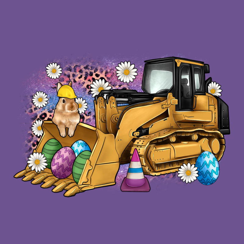 Easter Bulldozer Bunny Egg Leopard Vintage Tee by Artiststas | Teevron