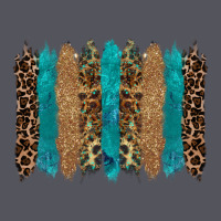 Glitter Turqoise Leopard Tooled Leather Background Vintage Hoodie | Teevron