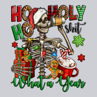 Ho Ho Holy Shit What A Year Christmas Skeleton Heavyweight Sweatshirt | Teevron