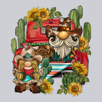 Western Gnome Truck Cactus Sunflower Heavyweight Sweatshirt | Teevron