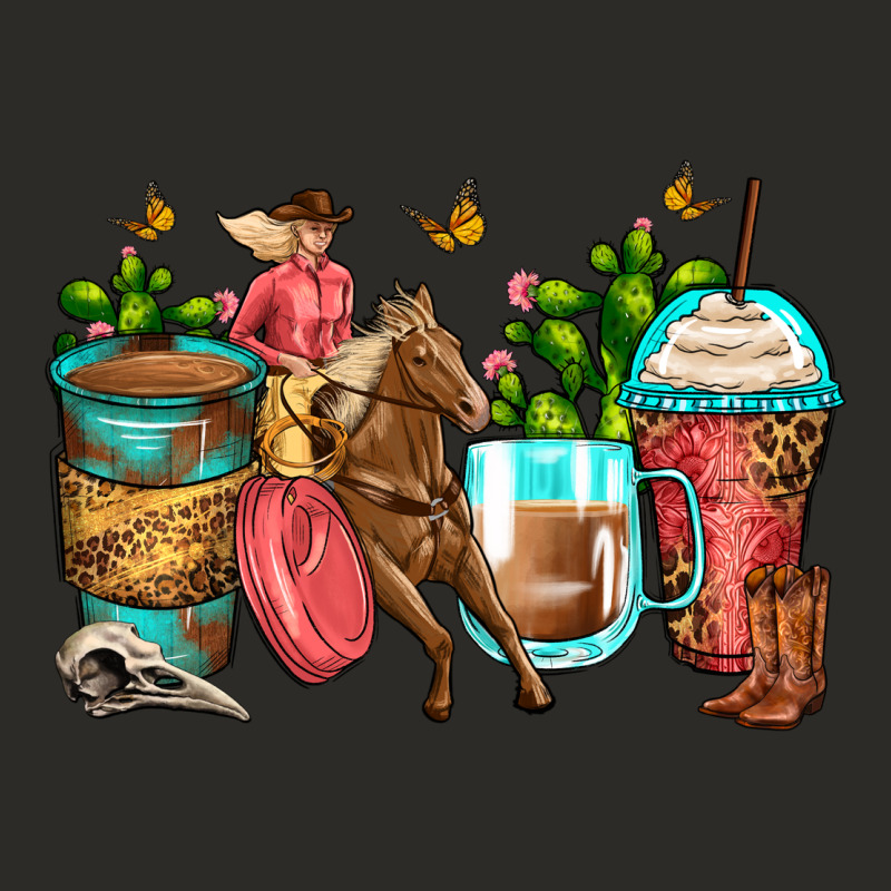 Cowgirl Coffee Cups Heavy Core Tee by Zillion Design Studio | Teevron