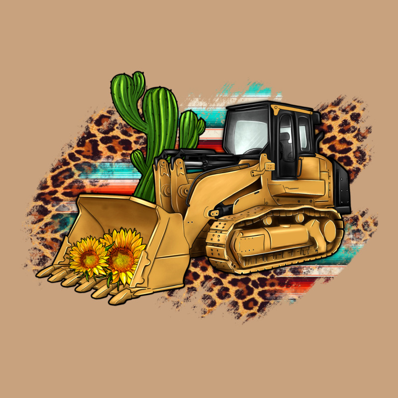 Bulldozer Leopard Cactus Sunflower Vintage Tee by Artiststas | Teevron