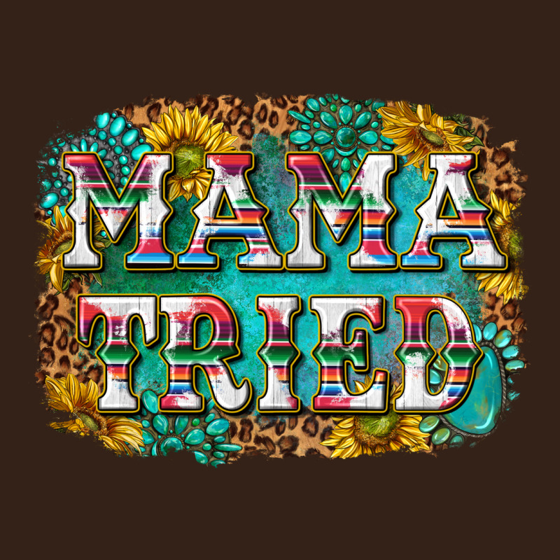 Western Mama Tried With Sunflowers And Gemstone Heavy Core Tee by texasbilliewilder | Teevron
