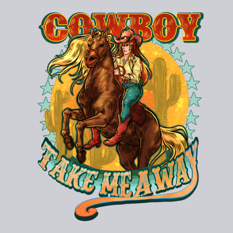 Cowboy Take Me Away Heavyweight Sweatshirt by NancyCooperArtShop | Teevron