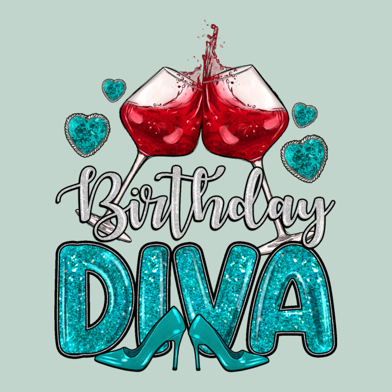 Birthday Diva Turquoise Zipper Hoodie by MaliasSmallBusiness | Teevron