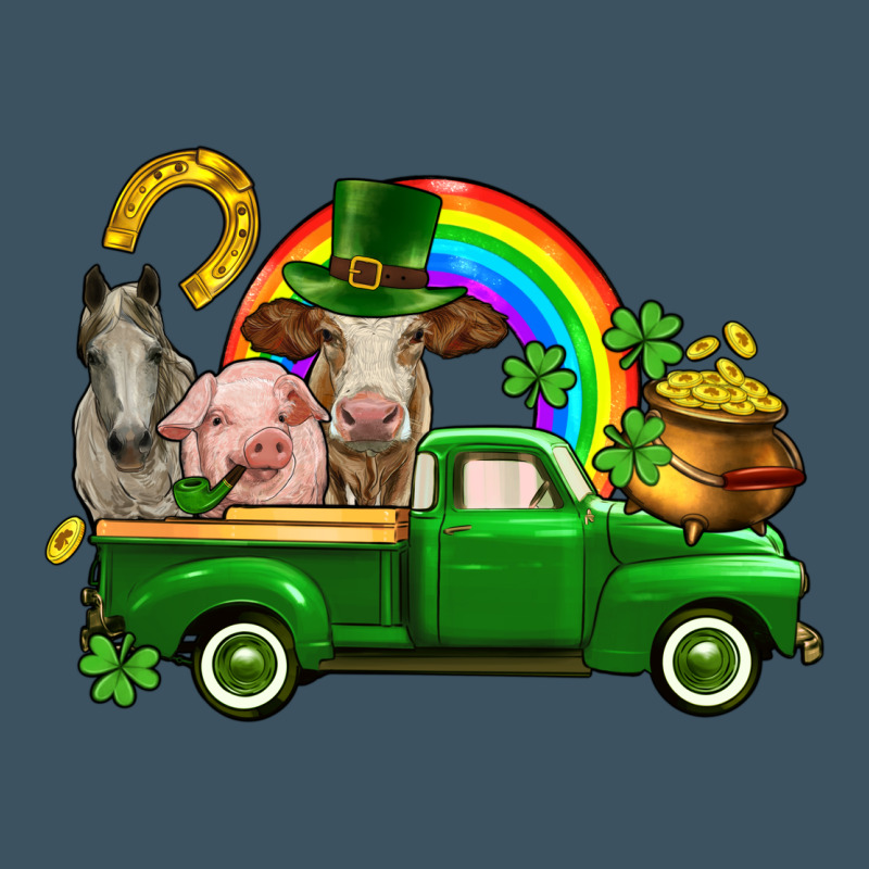 St. Patrick's Day Farm Animals Urban Hoodie by CowGirlArtShop | Teevron