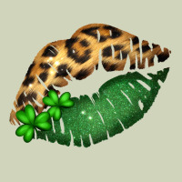 St. Patricks Day Leopard Lips Heavyweight Hoodie | Teevron