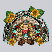 Western Gnome Sunflowers Rainbow Heavyweight Sweatshirt | Teevron